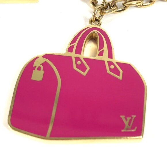 LOUIS VUITTON Chain Iconic Bag Charm Key Holder - Picture 12 of 13